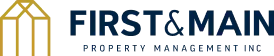 First & Main Property Management: Logo